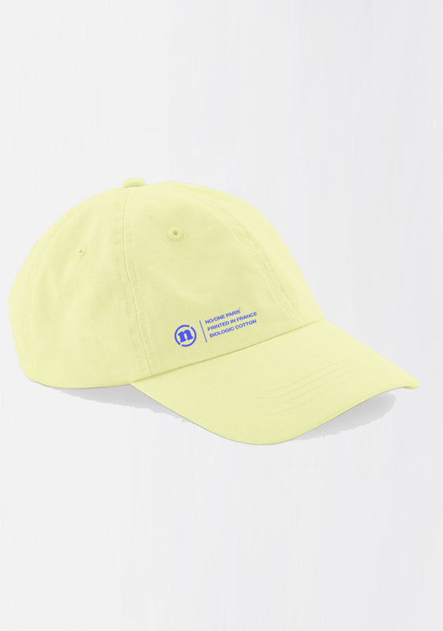 CASQUETTE JAUNE PASTEL BASEBALL "THE LABEL"