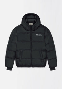 DOUDOUNE BLANC CASSÉ COURTE "THE LABEL"