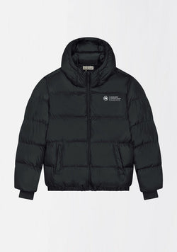 DOUDOUNE BLANC CASSÉ COURTE "THE LABEL"