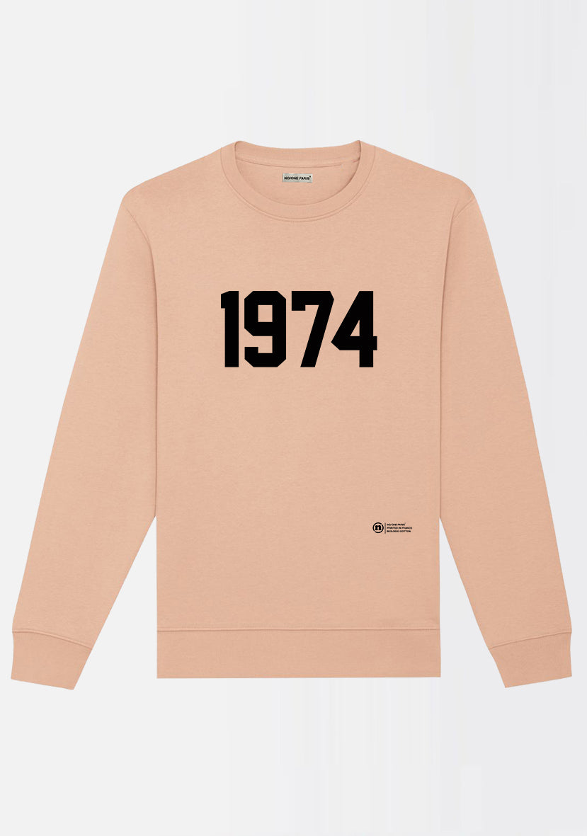 SWEAT "1984" PERSONALISABLE AVEC L'ANNEE. DE TON CHOIX