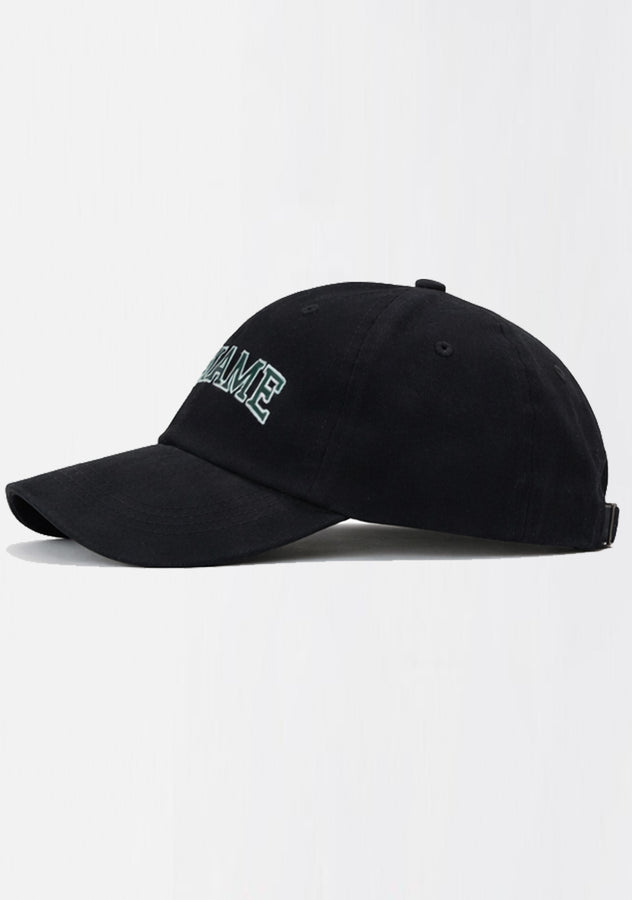 CASQUETTE NOIRE BASEBALL 