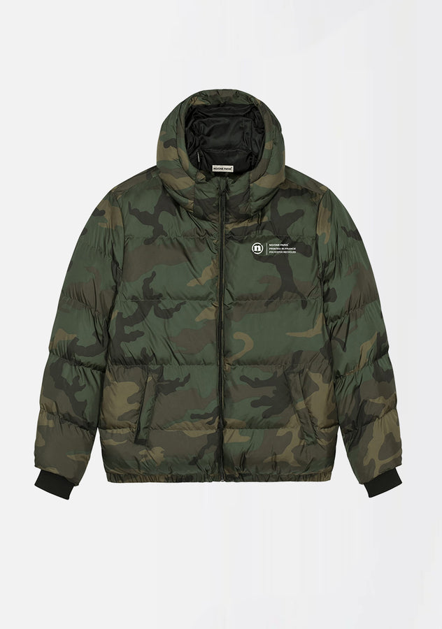 DOUDOUNE CAMO COURTE "THE LABEL"