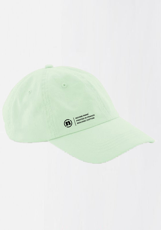 CASQUETTE VERT PASTEL BASEBALL "THE LABEL"