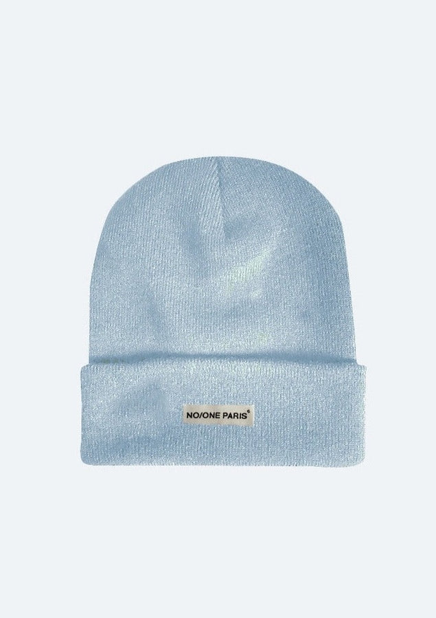 BONNET BLEU PASTEL NO/ONE PARIS