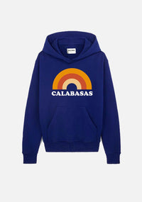 SWEAT NAVY À CAPUCHE "CALABASAS"