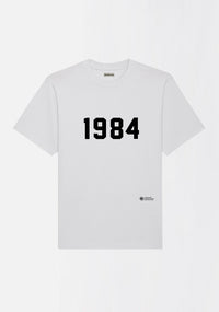 T-SHIRT NOIR OVERSIZE "1984"