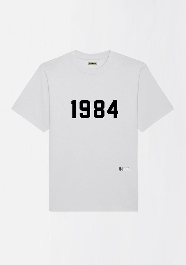 T-SHIRT BLANC OVERSIZE "1984"