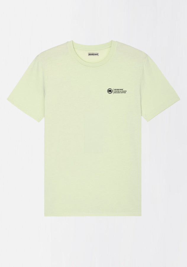 T-SHIRT VERT PASTEL "THE LABEL"