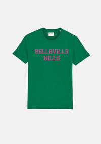 T-SHIRT VERT "BELLEVILLE HILLS"