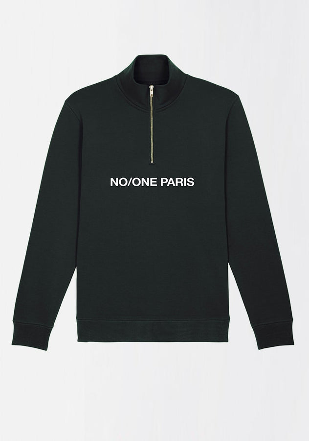 SWEATSHIRT COL ZIP NO/ONE PARIS