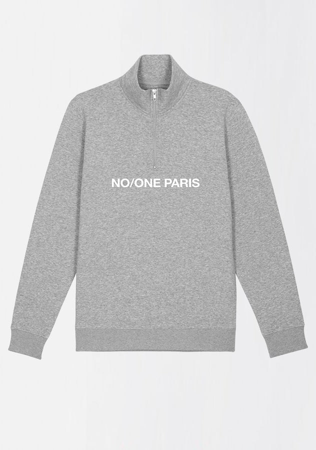 SWEATSHIRT COL ZIP NO/ONE PARIS