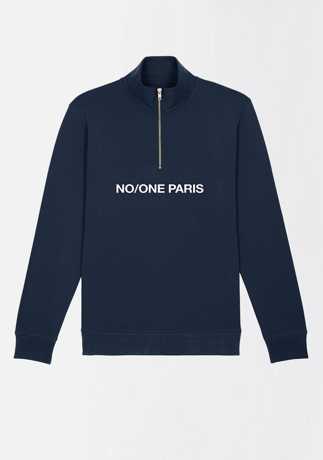 SWEATSHIRT COL ZIP NO/ONE PARIS